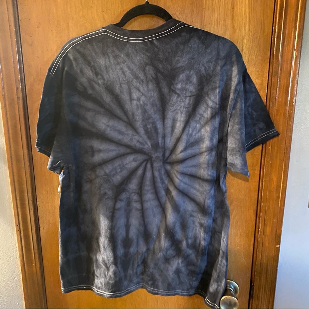 Hello Kitty x Bride of Frankenstein Universal Studios Tie Die Black Light Tee - Picture 6 of 6
